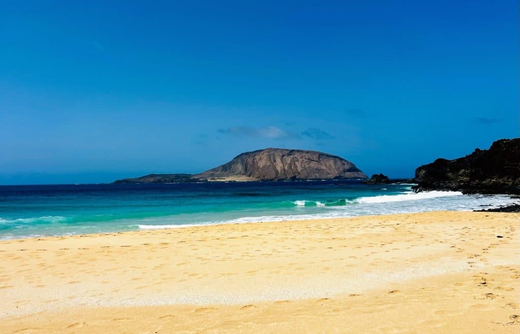 Playa de las Conchas, La Graciosa. Fotografía: Lanzarote3.com