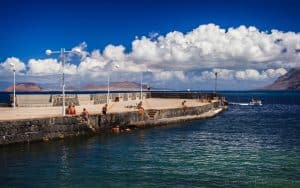 El Muelle de la Caleta de Famara. Fotografía: Ramón Pérez Niz. 