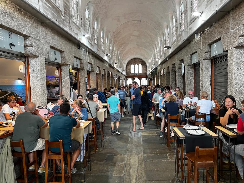 Mercado do Abastos de Santiago de Compostela.