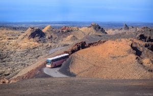 Visitar el Parque Nacional de Timanfaya de Lanzarote. Fotografía de Ramón Pérez Niz para Lanzarote3.com, Guía de Ocio y Turismo on line de Lanzarote.