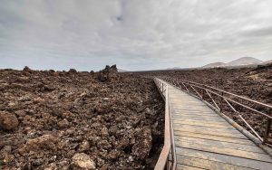 Mar de Lavas exterior al Centro de Interpretación de Timanfaya, en Mancha Blanca. Fotografía: Ramón Pérez Niz.