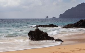 El Barranco de los Conejos. Playas de La Graciosa. Fotografía: Ramón Pérez Niz.