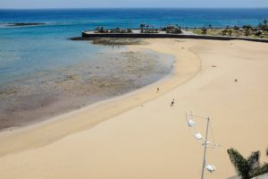 Playa de El Reducto, Arrecife de Lanzarote. Fotografía: Ramón Pérez Niz.