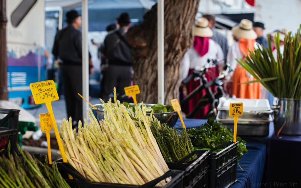 Lo mejor de las huertas de Lanzarote en el Mercado Turístico de Arrecife. Fotografía: Ramón Pérez Niz. 