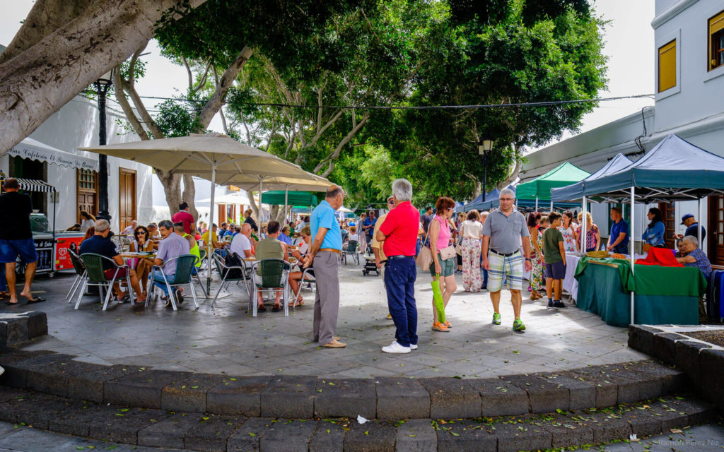 Mercado Artesanal de Haría. Fotografía: Ramón Pérez Niz.