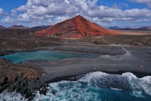 Playa de Montaña Bermeja, El Golfo, Lanzarote. Fotografía: Cortesía Sergi Puyol.