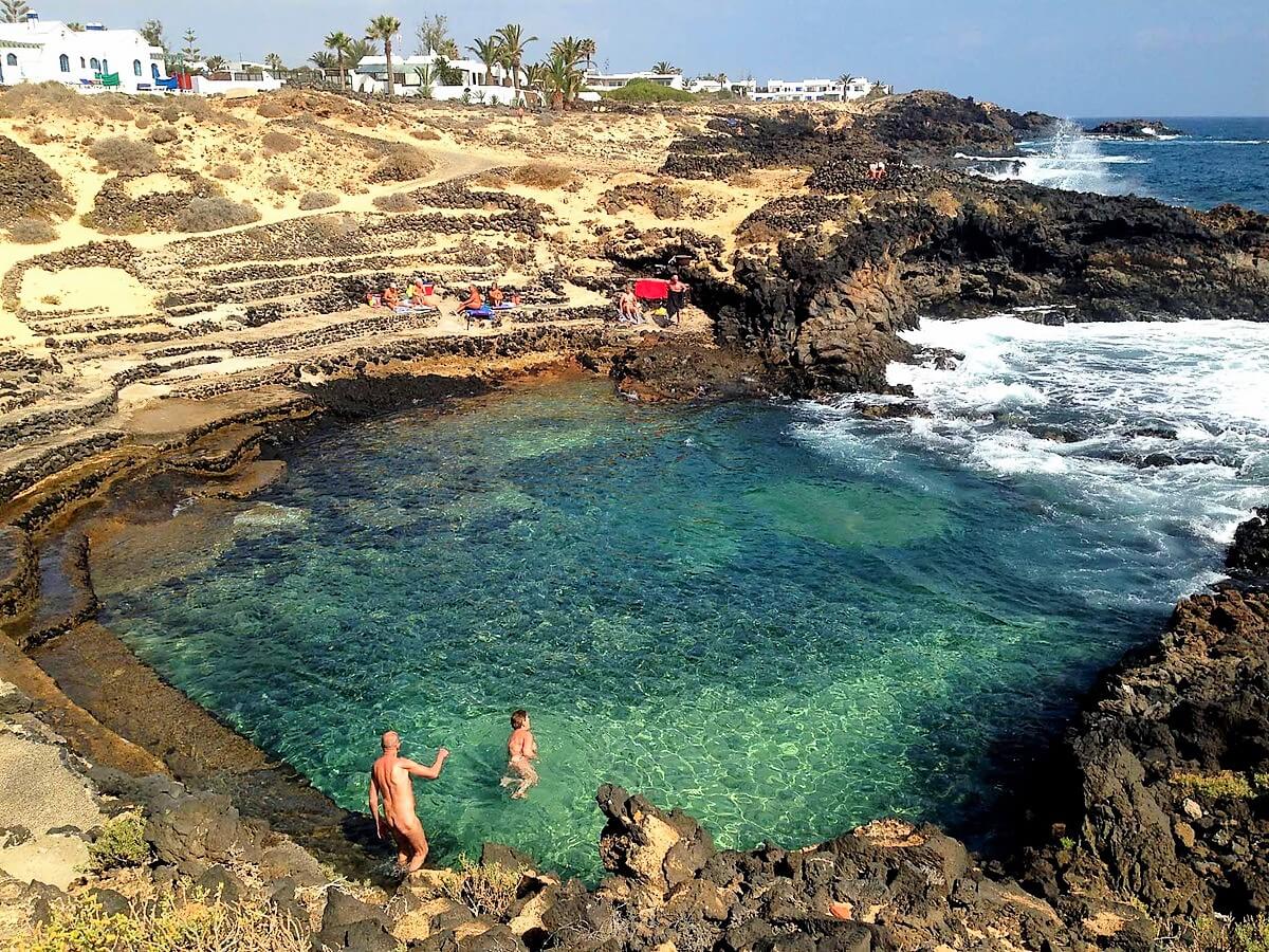 Charco del Palo Playas Nudistas de Lanzarote Nudismo en Lanzarote
