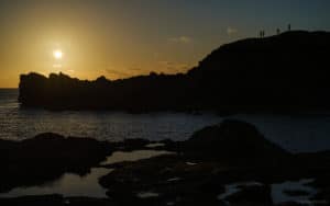 Atardecer en El Golfo, Lanzarote. Fotografía: Ramón Pérez Niz. 