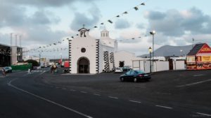 La Ermita de la Virgen de Los Dolores o de Los Volcanes en Mancha Blanca. Fotografía: Ramón Pérez Niz.