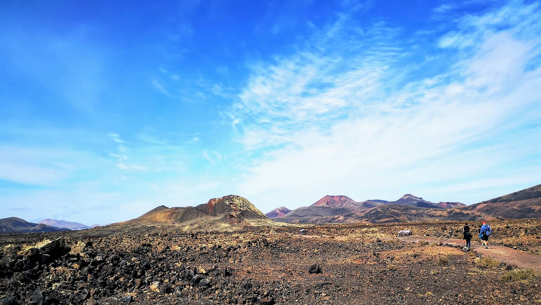 Sendero del Volcán de las Nueces, Parque Natural de los Volcanes, Lanzarote. Fotografía: Josechu Pérez Niz.