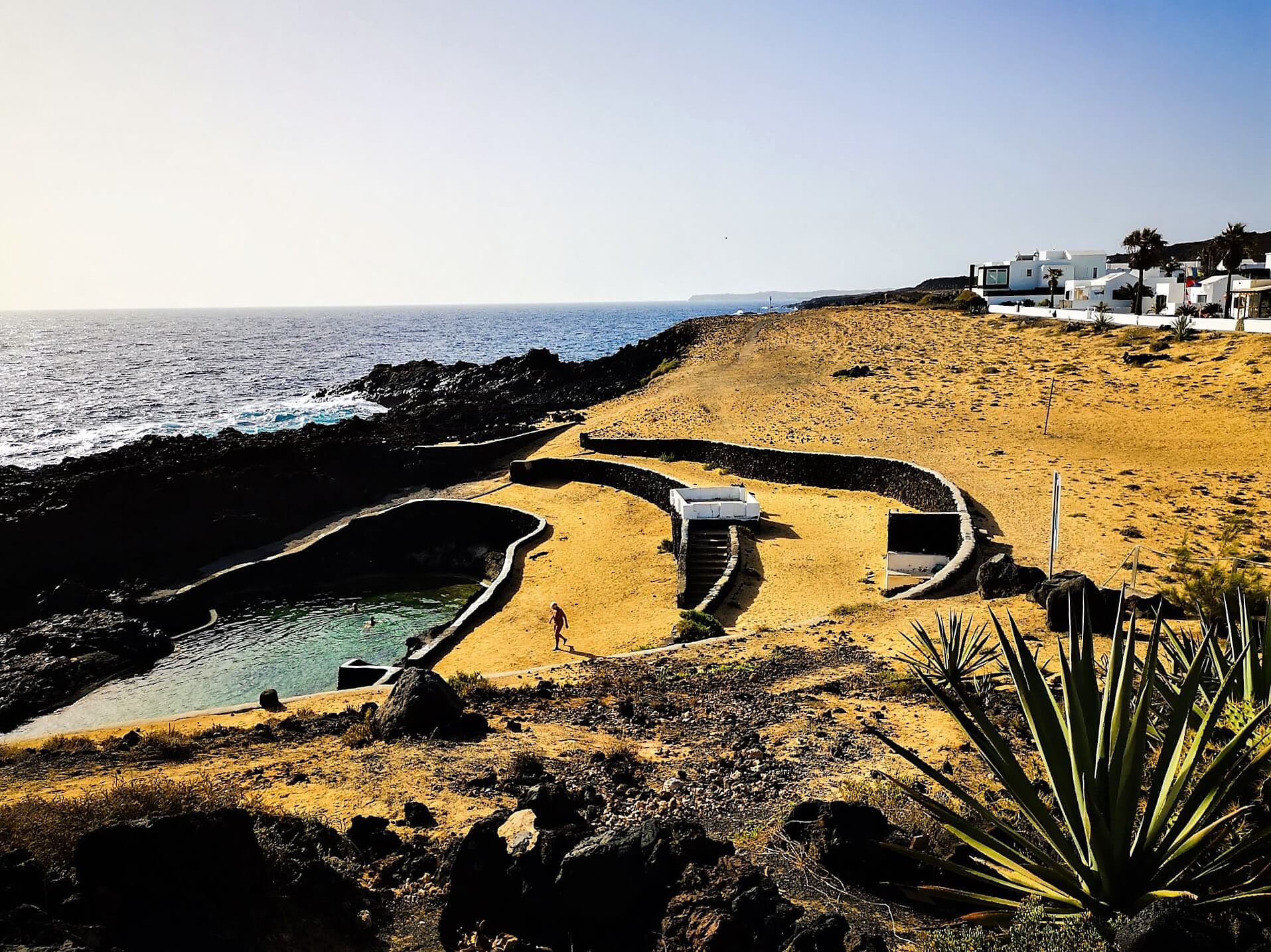 Piscina norte del Charco del Palo, Lanzarote.