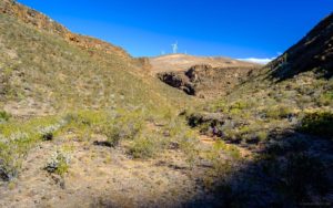 En las entrañas del Barranco de Tenegüime, puro salvajismo