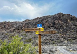 Camino de Santiago de Gran Canaria: Destino Tunte desde el Faro de Maspalomas. Fotografía: Josechu Pérez Niz. 