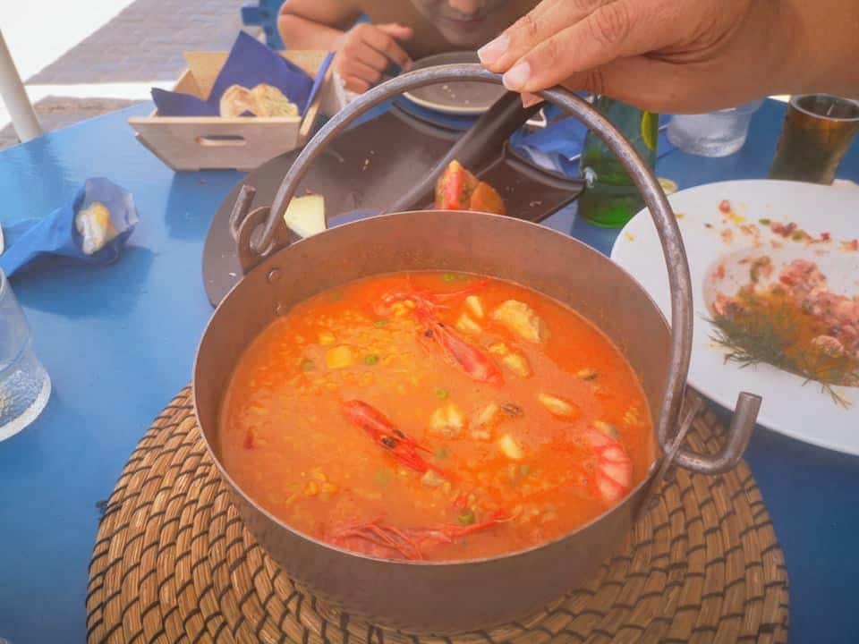 Arroz meloso de marisco. Fotografía: Josechu Pérez Niz.