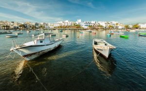 Vista del Charco de San Ginés desde La Puntilla. Fotografía: Ramón Pérez Niz. 