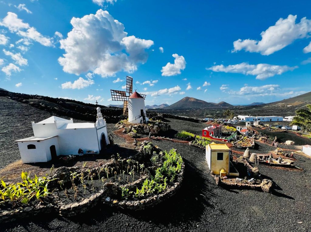 Belén de Navidad de la Bodega Stratvs de La Geria en Lanzarote. Fotografía: Lanzarote3.com
