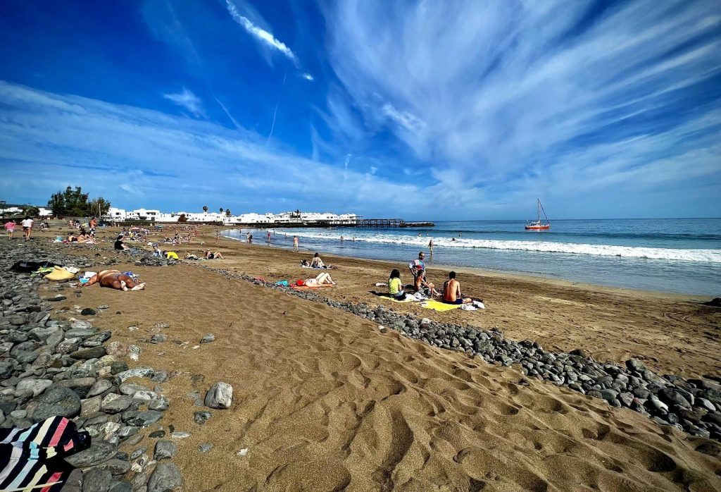 Playa de La Garita, Arrieta. Fotografía: Lanzarote3.com.