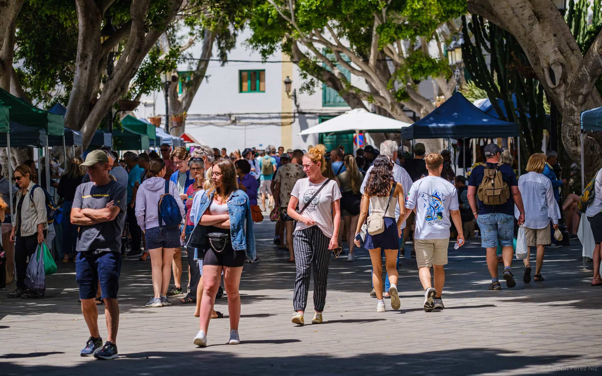 El Centro Sociocultural La Tegala se localiza en la franja central de la Plaza de Haría. Fotografía: Ramón Pérez Niz.