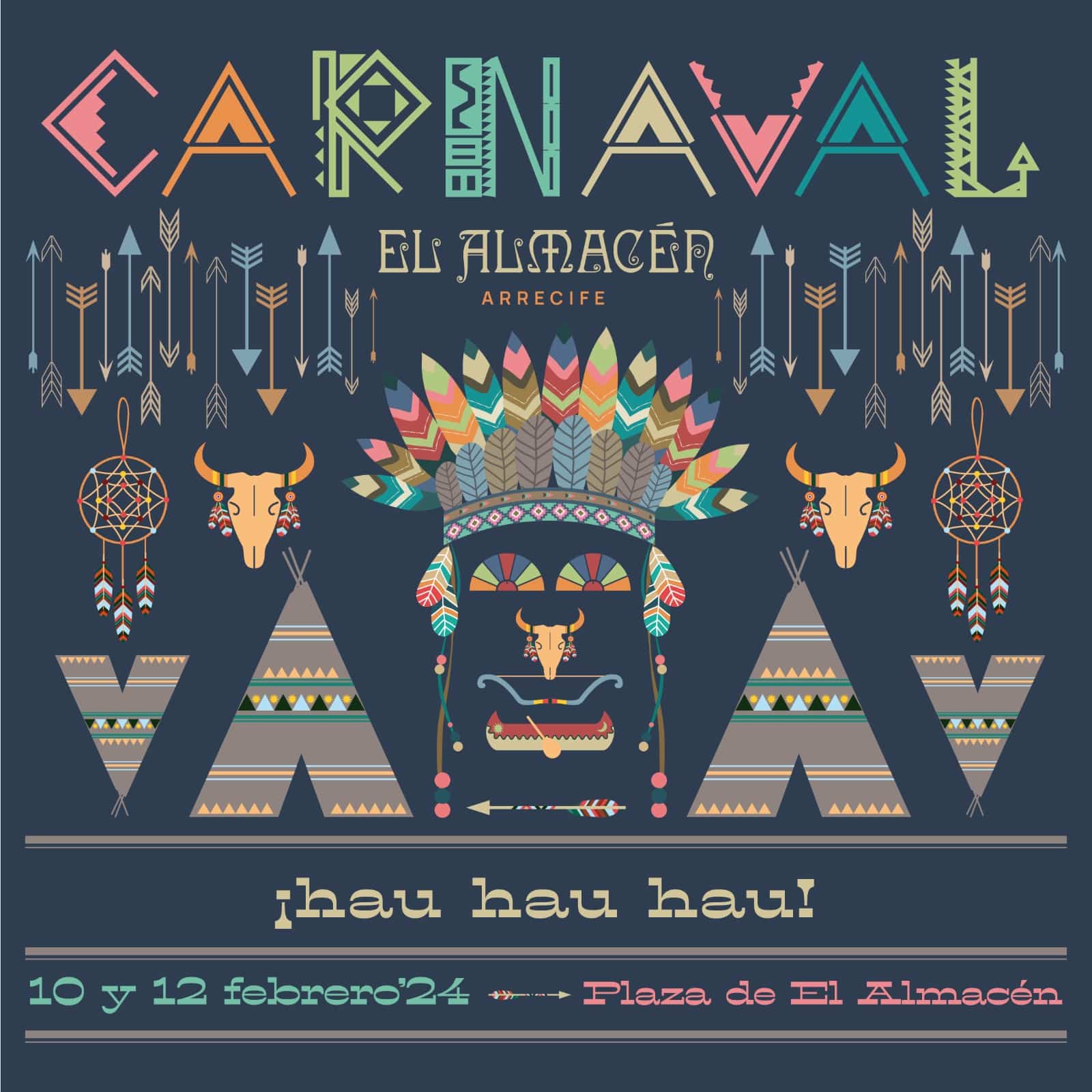 Carnaval en El Almacén de Arrecife 2024: duelo carnavalero al sol