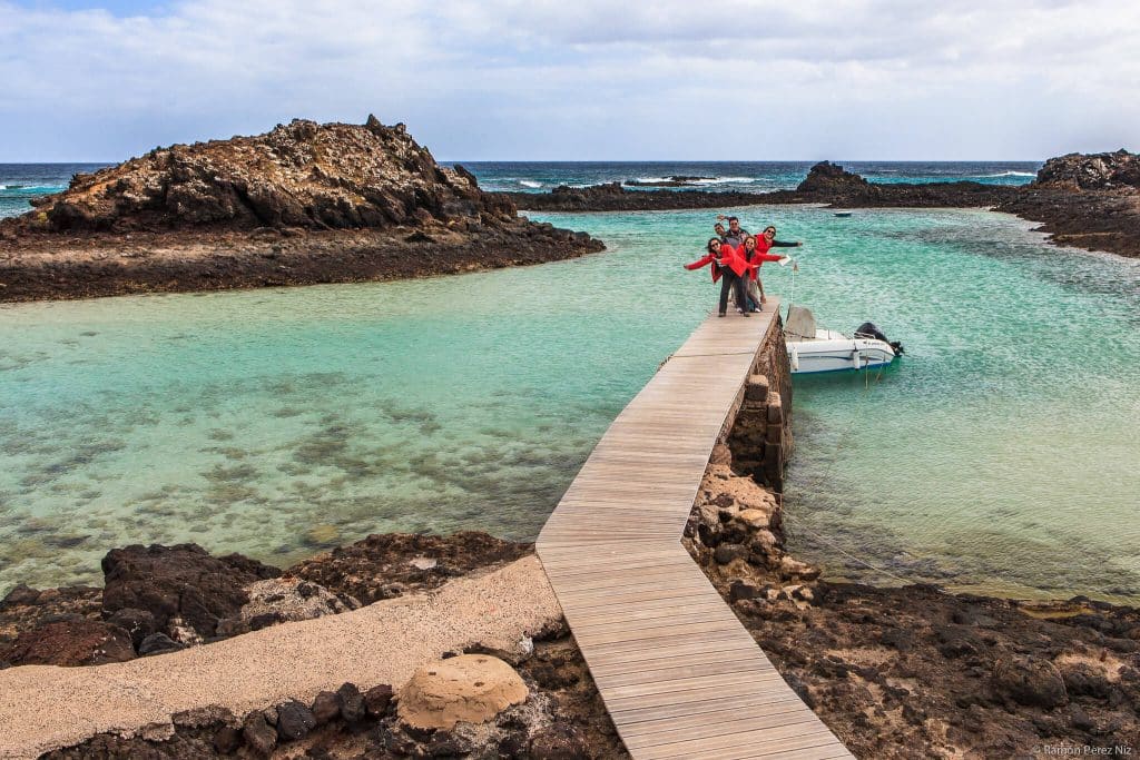 El puertito de Isla de Lobos. Fotografía: Ramón Pérez Niz.