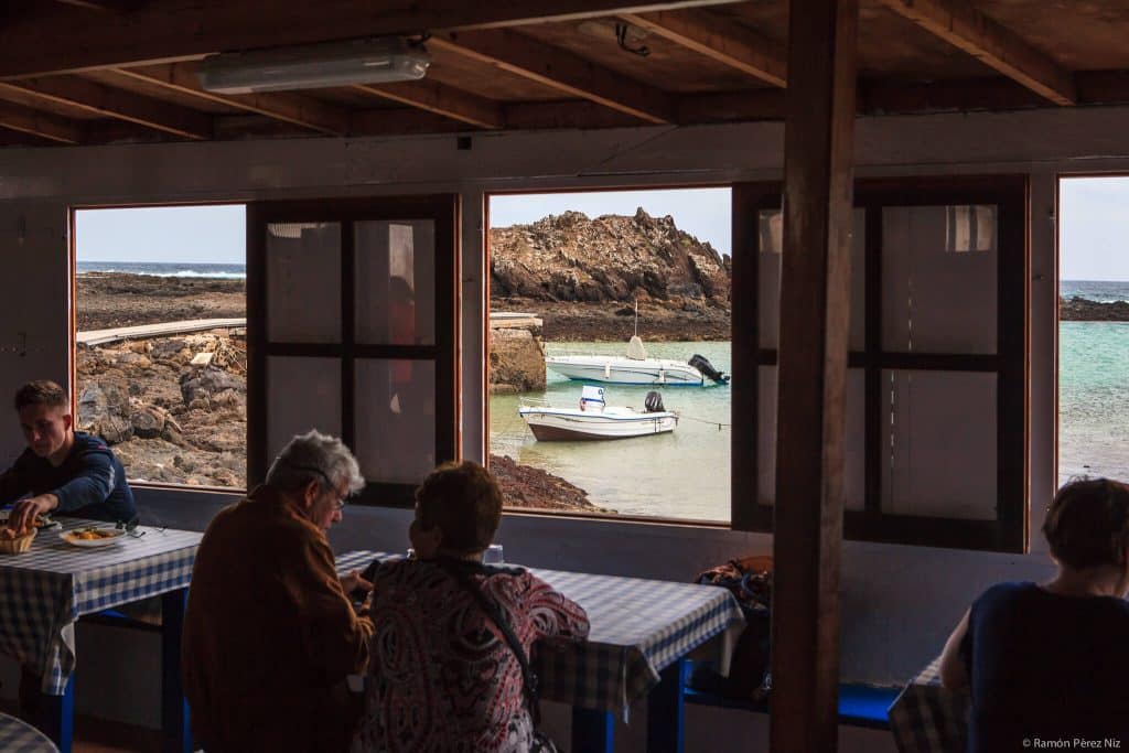 El Chiringuito de Antoñito el Farero, Isla de Lobos. Fotografía: Ramón Pérez Niz.