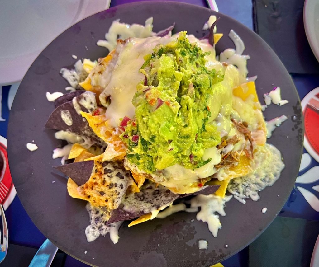 Los nachos de la Taquería Dishell en Arrecife de Lanzarote.