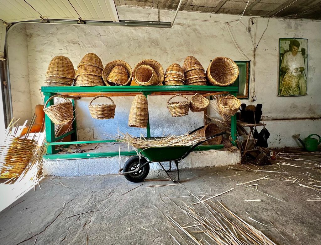 El taller de cestería de Don Eulogio, Haría.