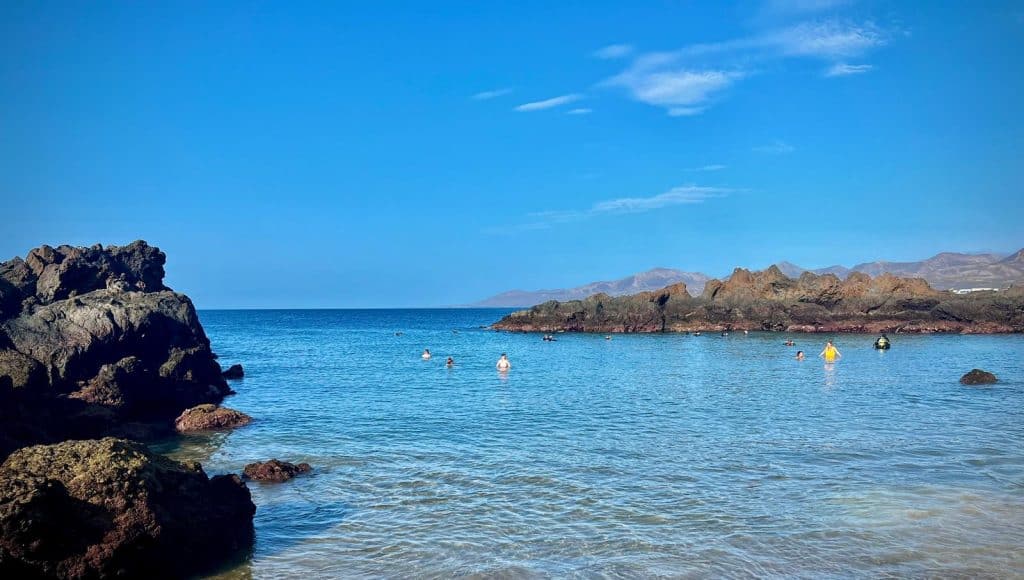 Playa Pila de la Barrilla, Puerto del Carmen, Lanzarote. Hoy, 21 de agosto de 2024, 9:30 am.