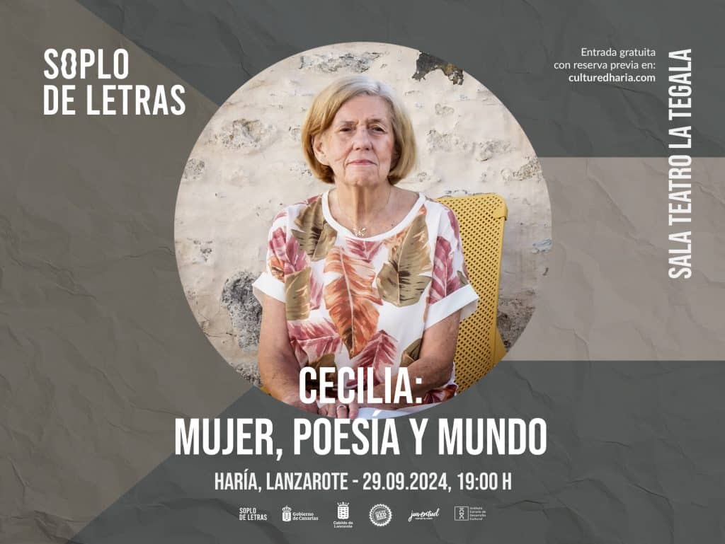 Soplo de Letras en Haría: `Cecilia. Mujer, poesía y mundo´