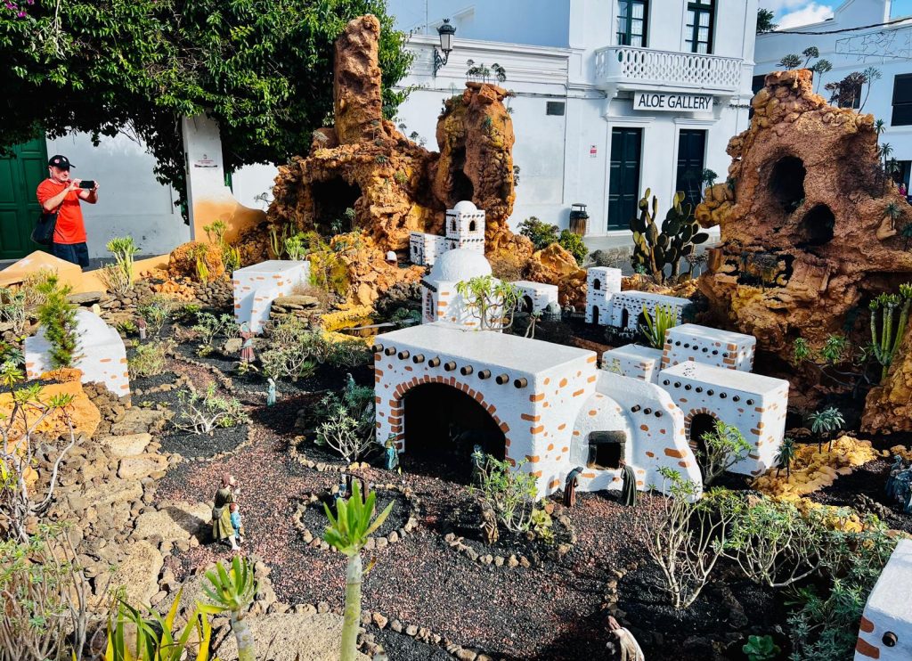 El Belén de Navidad del pueblo de Haría en Lanzarote. Fotografía: Lanzarote3.com