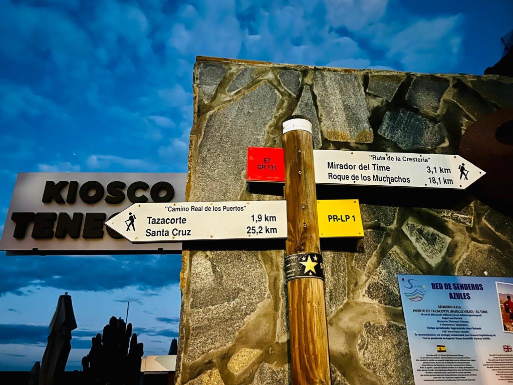 GR 131 de La Palma, `El Bastón´: punto de inicio en el puerto de Tazacorte