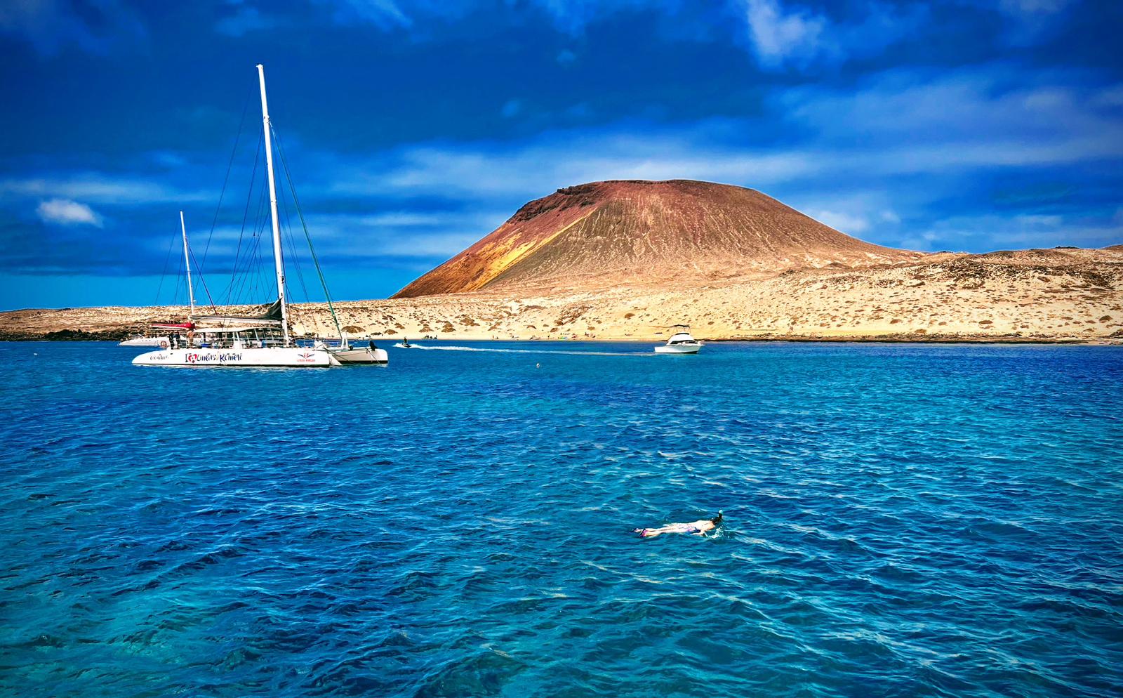 Así vivimos la excursión marítima en catamarán `I Love La Graciosa´