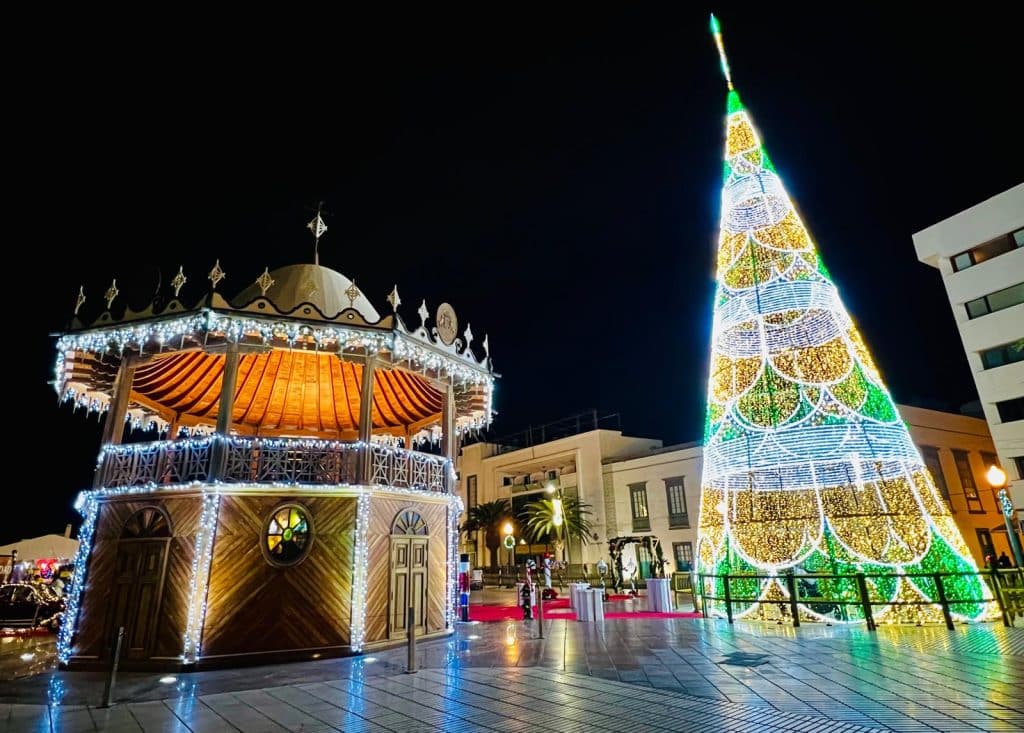 Navidad en Arrecife de Lanzarote. Fotografía: Lanzarote3.com