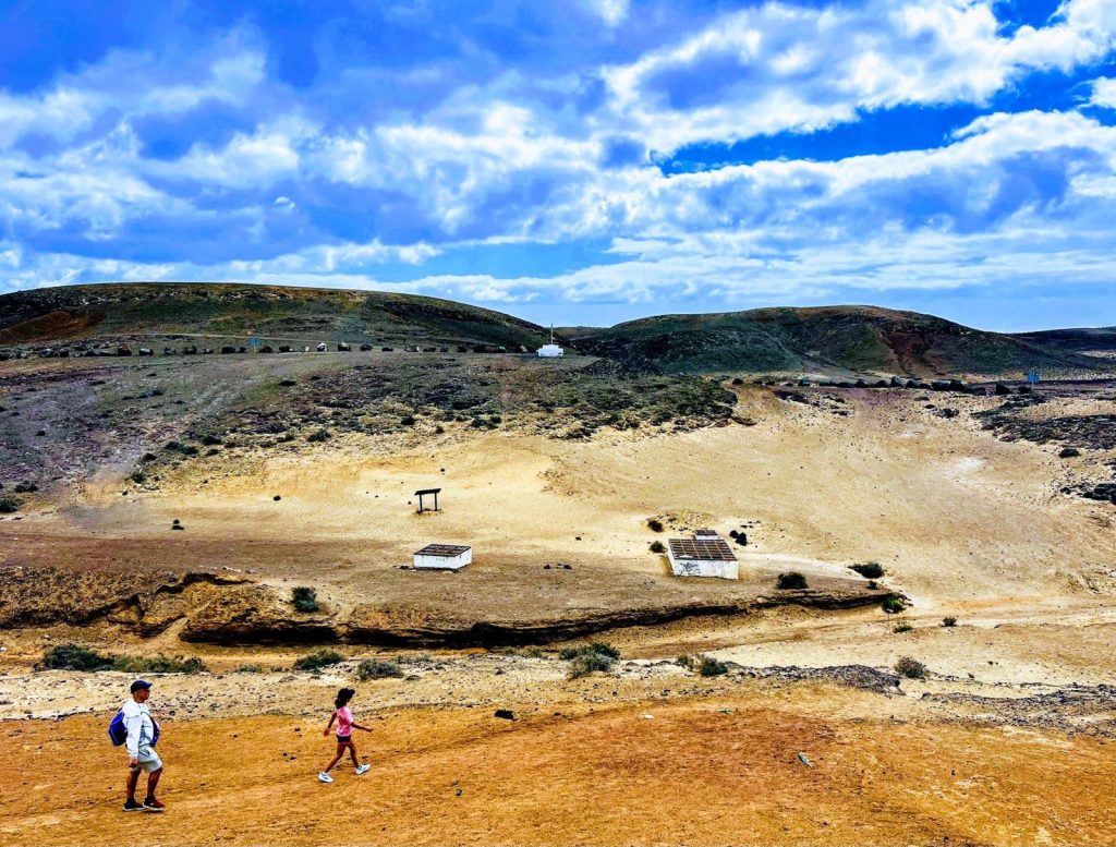 El sendero a San Marcial del Rubicón en Papagayo